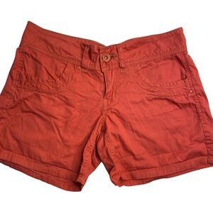 Women Dark Orange Short Size 1